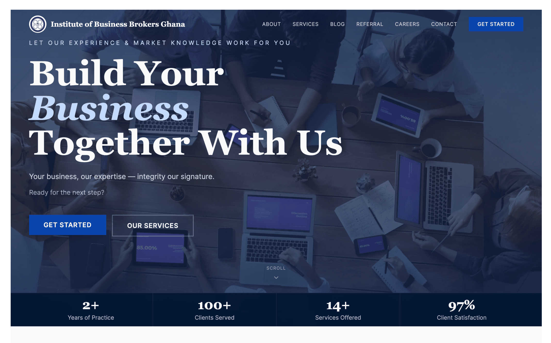 IBB Ghana — Consulting · Web
